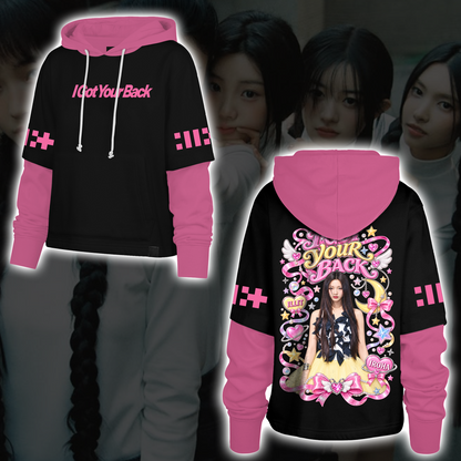 Traumhafter Choom Tour Babymonster Moon Dark Aesthetic Shortstop Kapuzenpullover Halloween-Geschenk für Fans