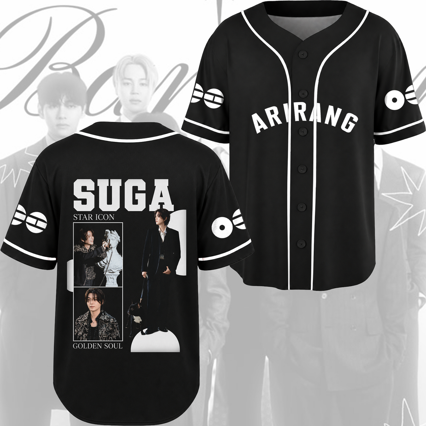 BTS Arirang World Tour Notice Me Please Baseball Jersey Gift For Fans