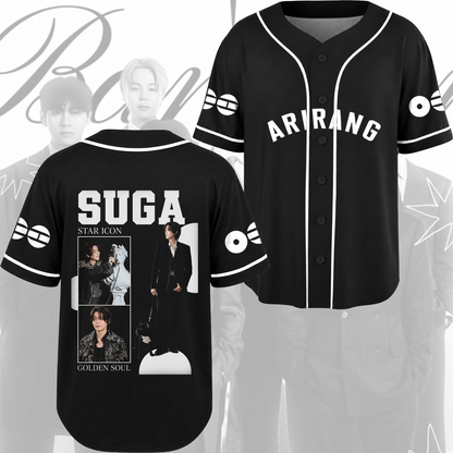 BTS Arirang World Tour Notice Me Please Baseball Jersey Gift For Fans