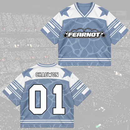 Dramatic Made My Night Fim Alis All Members Pastel Coquette Mixed Mesh Jersey For Fearnot