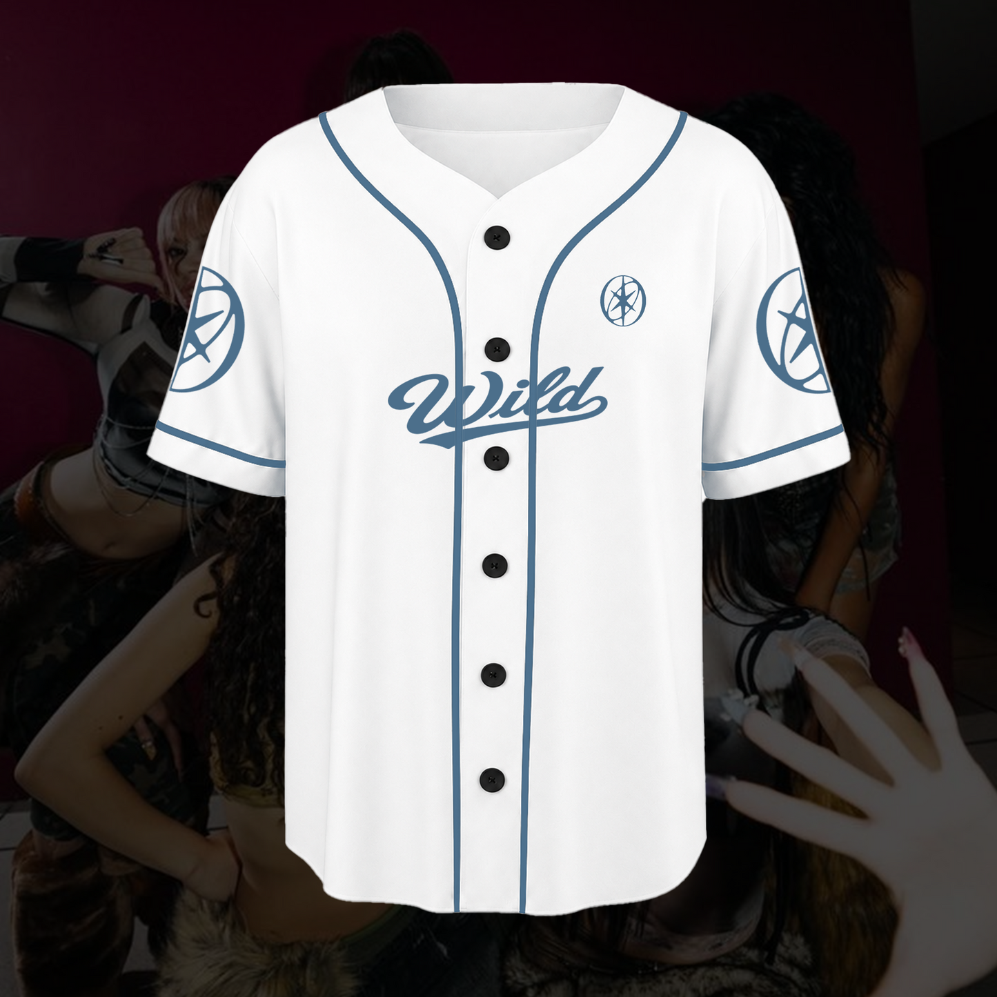Vintage KATSEYE Wildworld Tour Baseball Jersey Varsity Style Kpop Fan Edition