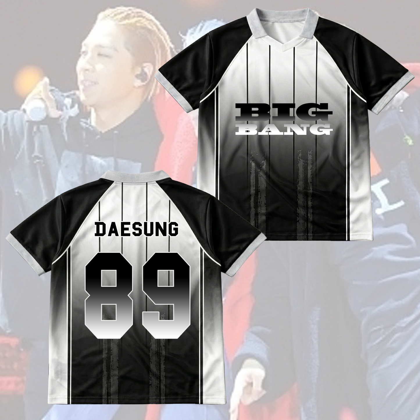 BIGBANG World Tour Winged Neck Baseball Shirt Gift For Fans