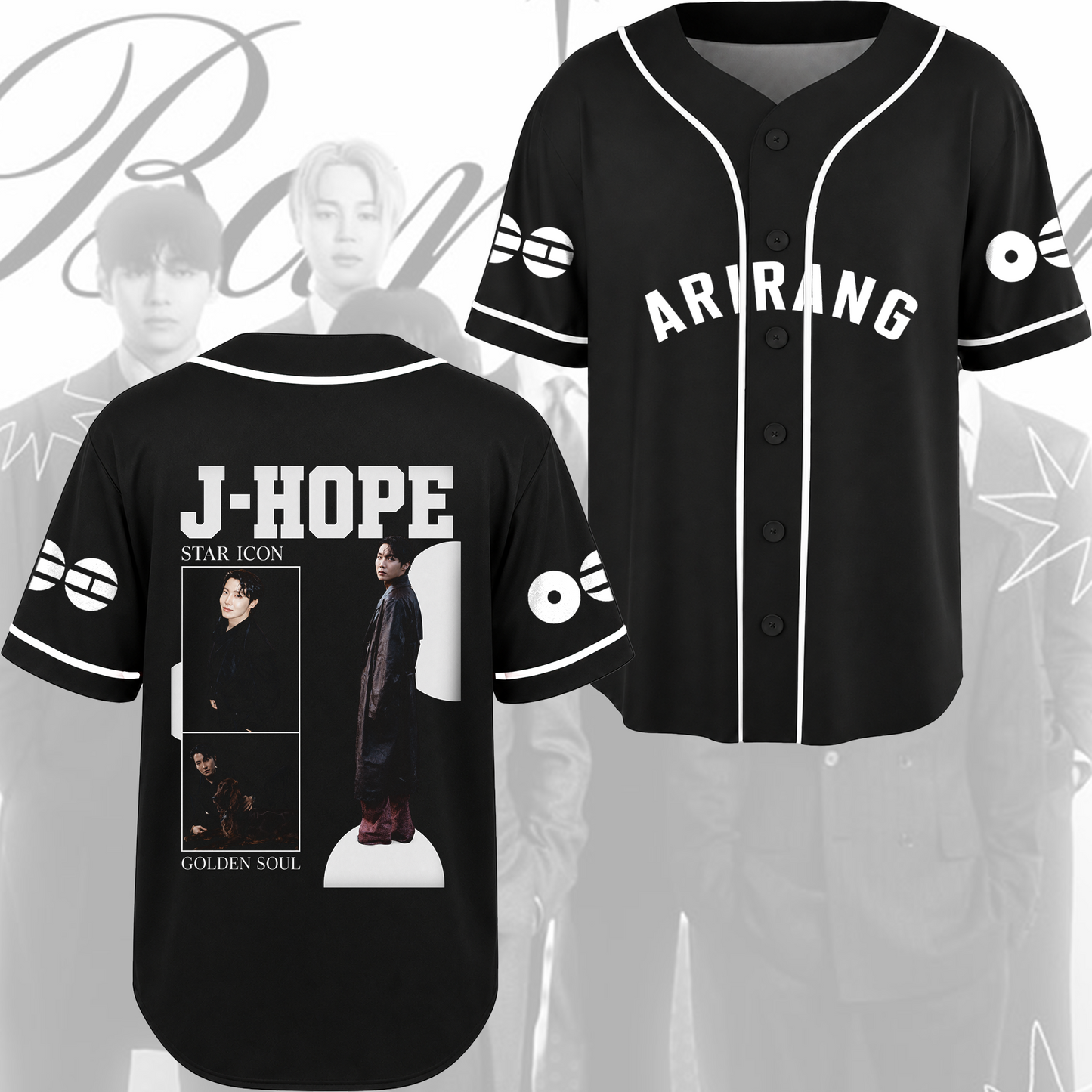 BTS Arirang World Tour Notice Me Please Baseball Jersey Gift For Fans
