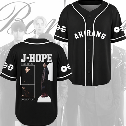 BTS Arirang World Tour Notice Me Please Baseball Jersey Gift For Fans