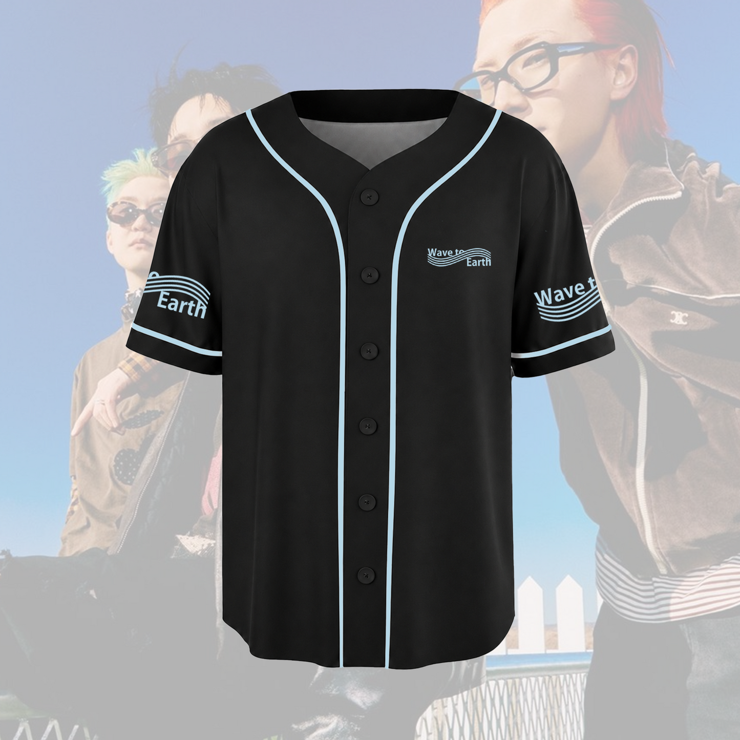 The Pieces Tour 2026 Baseball Jersey Wave to Earth Casual Streetwear Fan Gifts