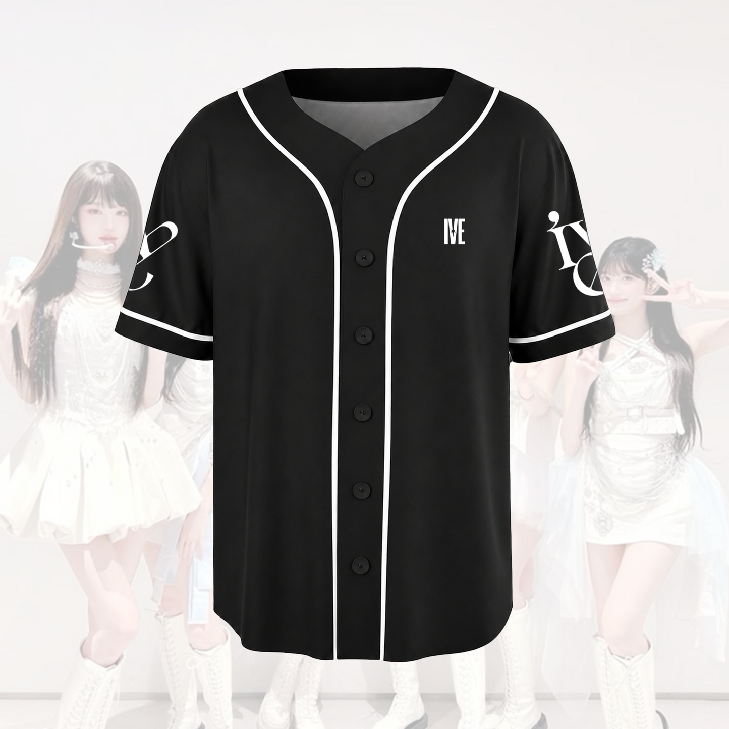 IVE Show What I Am Tour Baseball Jersey Kpop Portrait Photo Gift For Fans