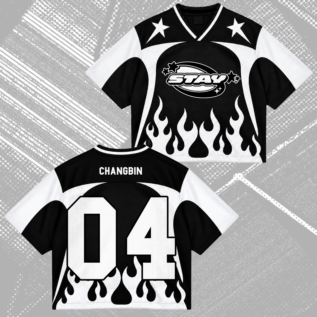 Epic This And That Stay Club All Members Heavy Metal Mixed Mesh Jersey For Stay