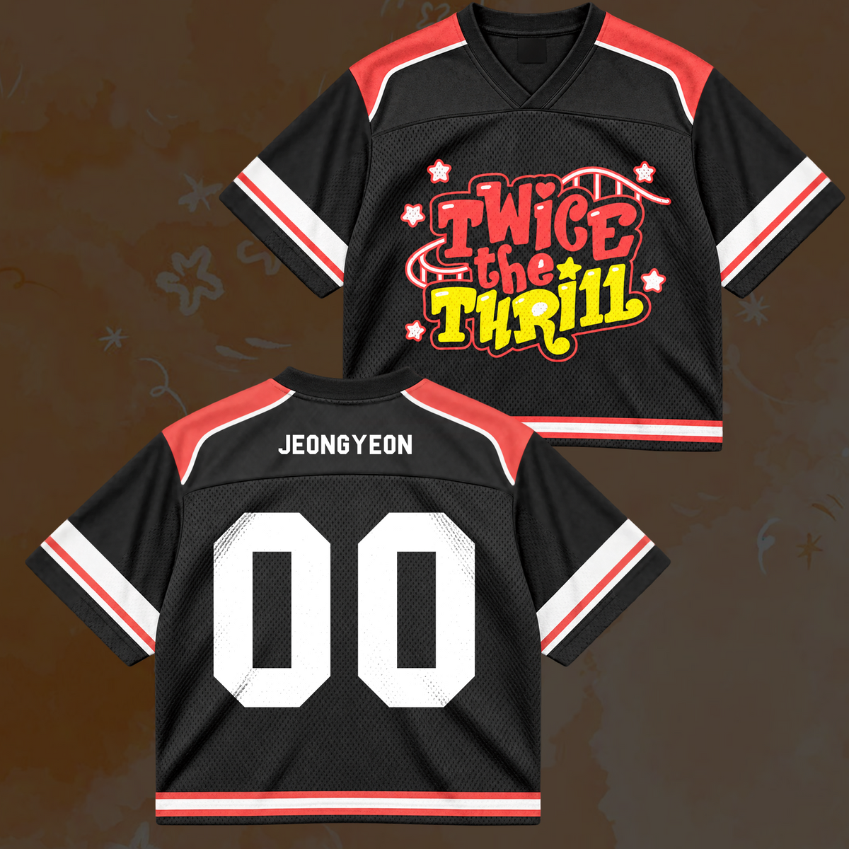 Twice This Is For North America World Tour Nordamerika Mixed-Mesh-Trikot
