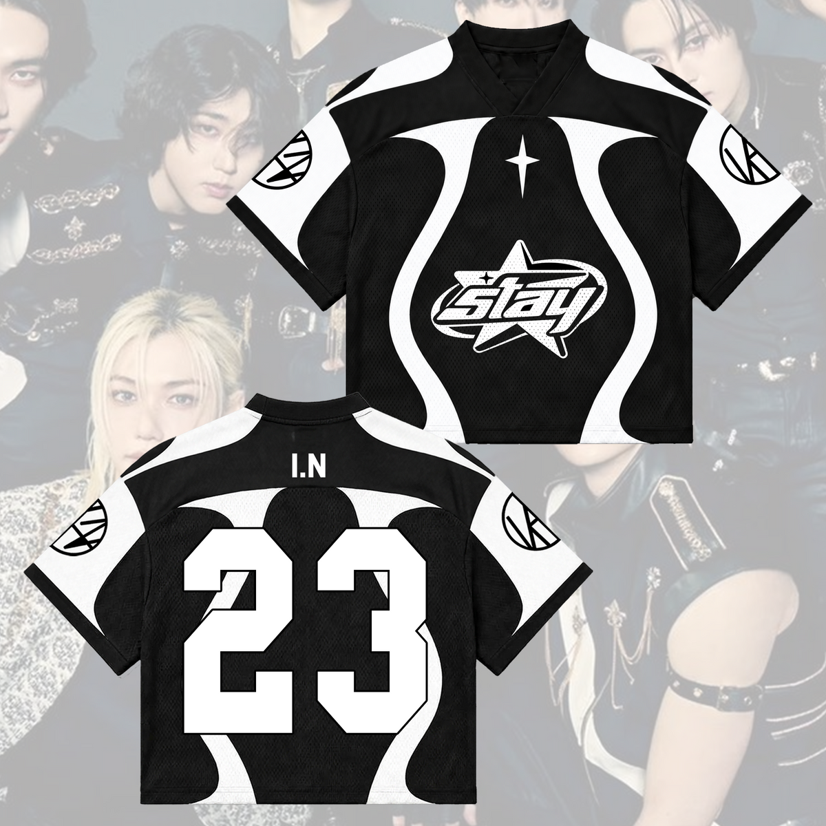 Fiery Stay This That Album  Run It World Tour Mixed Mesh Jersey Gift for Fans