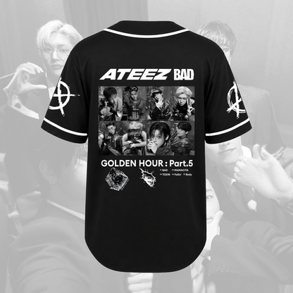 ATEEZ GOLDEN HOUR Part 5 Tracklist Unisex Baseball Jersey Fan Edition