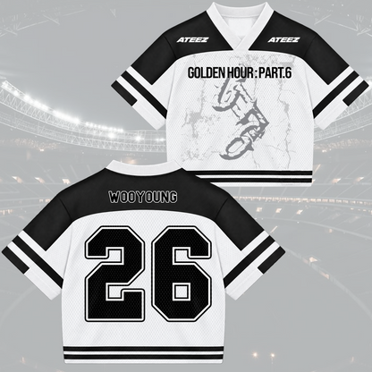 Epic Golden Hour Part 6 ATEEZ Mixed Mesh Jersey Jersey For Atiny