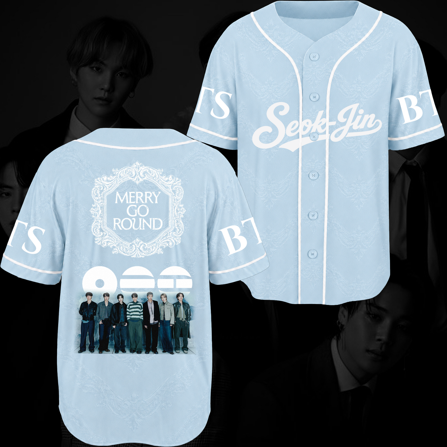 Merry Go Around BTS 2026 Arirang Baseball Jersey Gift For Fans