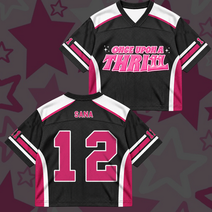 Vibrant TWICE Once Upon A Thr11l 11th Anniversary Cyber Grunge Mix Mesh Jersey For Once