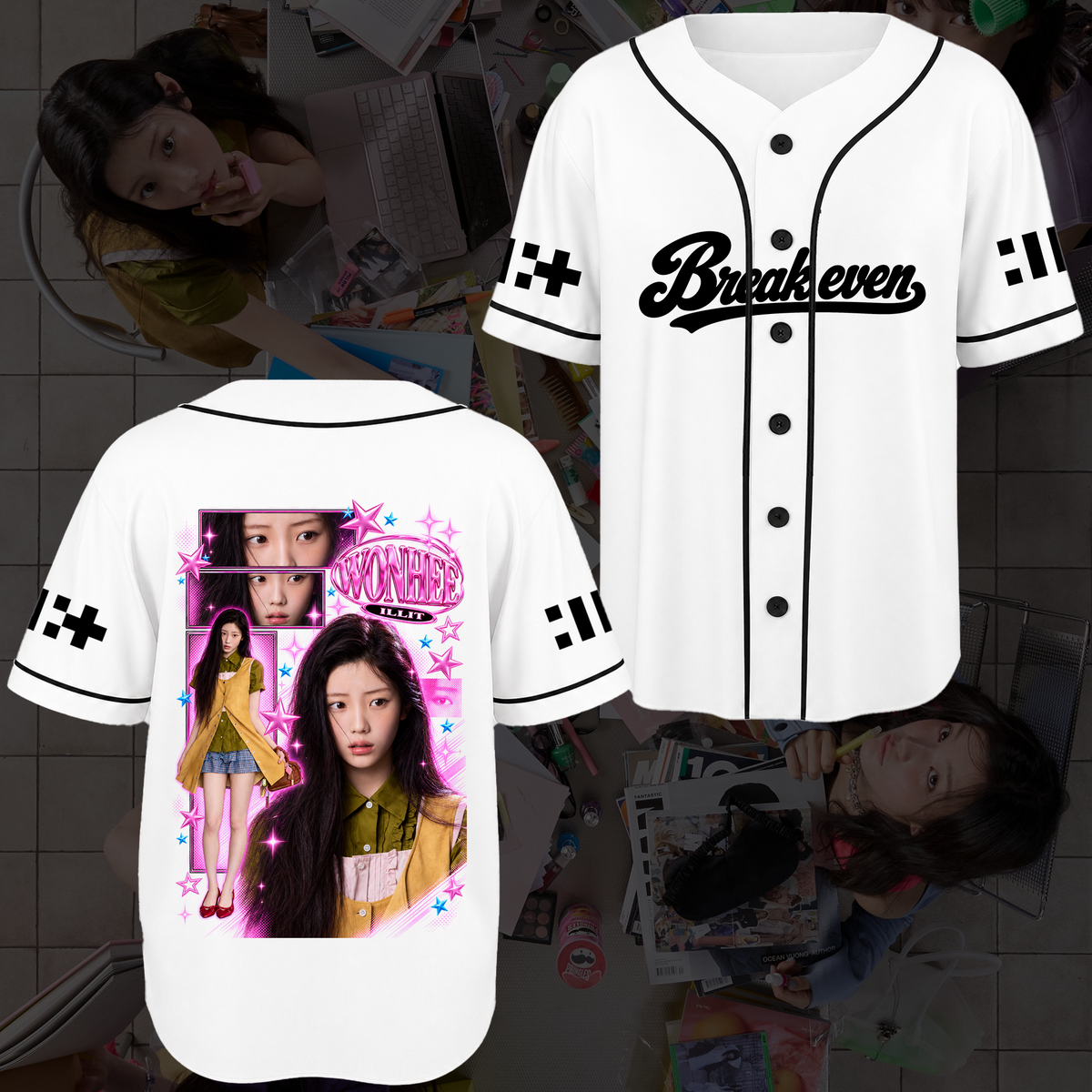 Electric Break Even I.L.L.I.T. Club Streetwear Baseball Jersey For GLLIT.