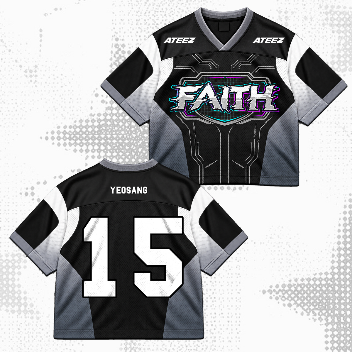 ATEEZ Golden Hour Part 5 Mixed Mesh Jersey Fan Edition (Bad)