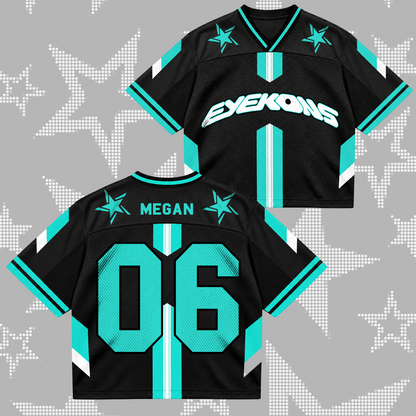 Vivid Animal Eyekons Club All Members Cyber Grunge Mixed Mesh Jersey For Eyekons