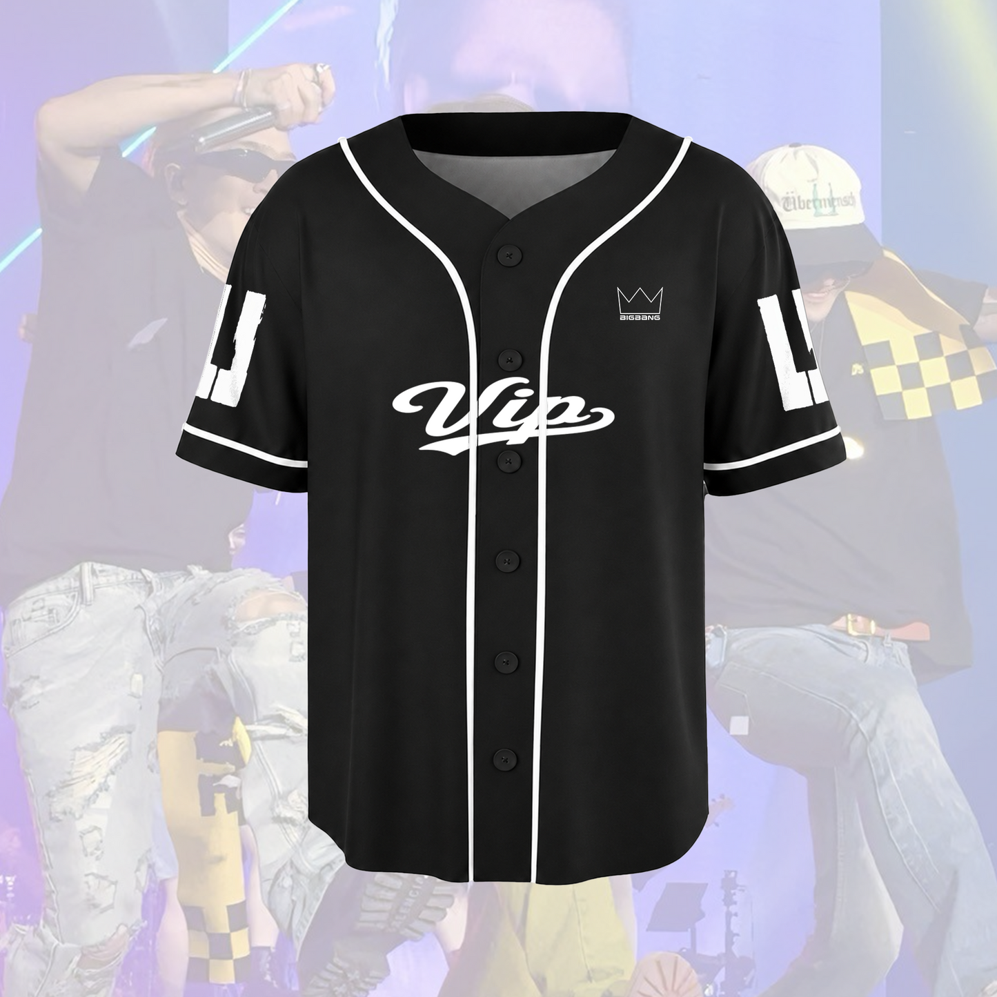BIGBANG Members Signature Piano Baseball Jersey Fan Edition