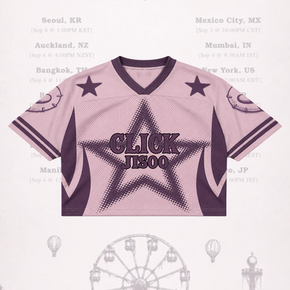 Sporty Jisoo Click Album Mixed Mesh Jersey BLACKPINK Fan Gift for Blink