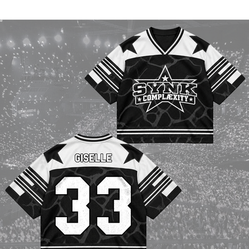 Electric Synk Complexity Space Club All Members Retro Streetwear Mixed Mesh Jersey For MYs