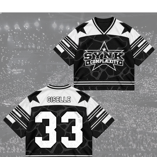 Electric Synk Complexity Space Club All Members Retro Streetwear Mixed Mesh Jersey For MYs