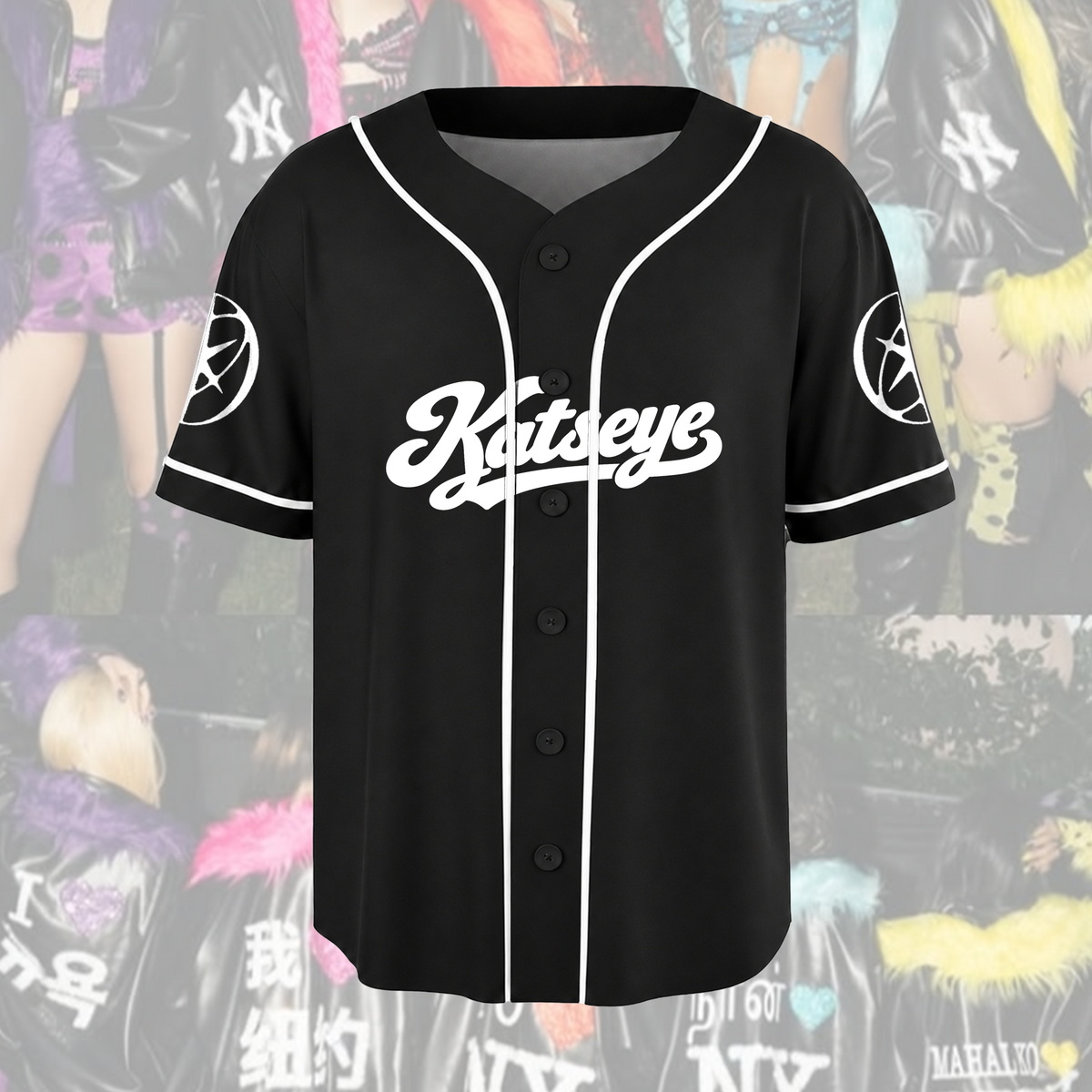 Retro Katseye The Wildworld Tour Streetwear Baseball Jersey Gift for Fans