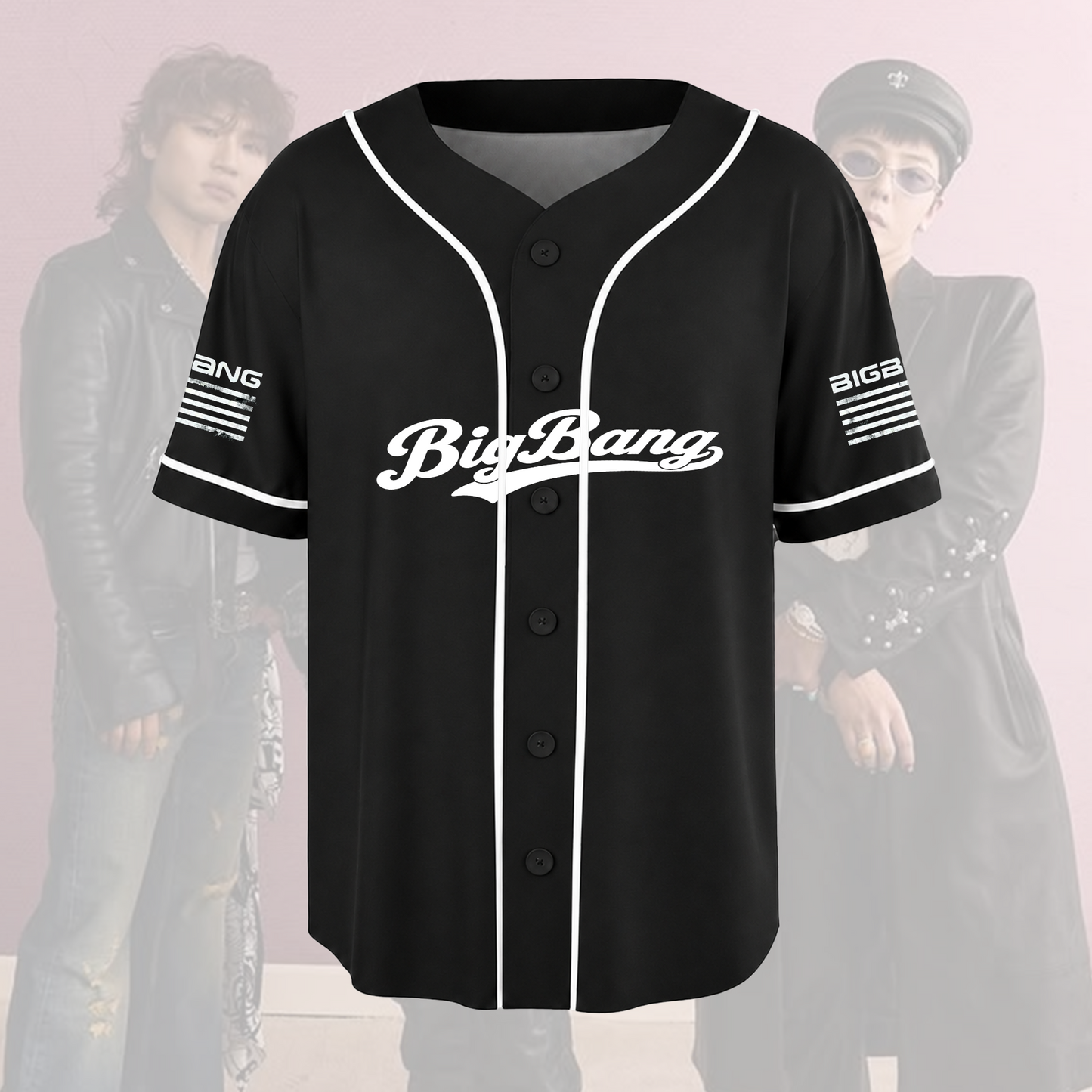 BIGBANG World Tour Comeback Baseball Jersey Retro Concert Outfit Gift For Fans