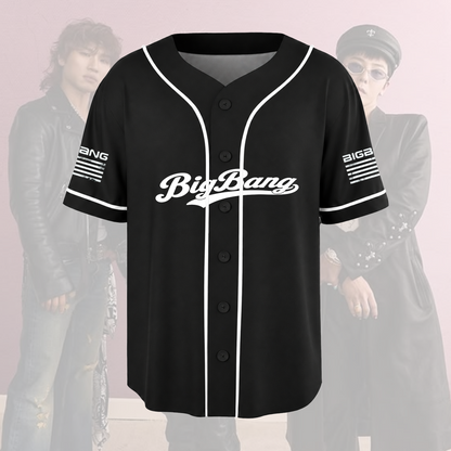 BIGBANG World Tour Comeback Baseball Jersey Retro Concert Outfit Gift For Fans