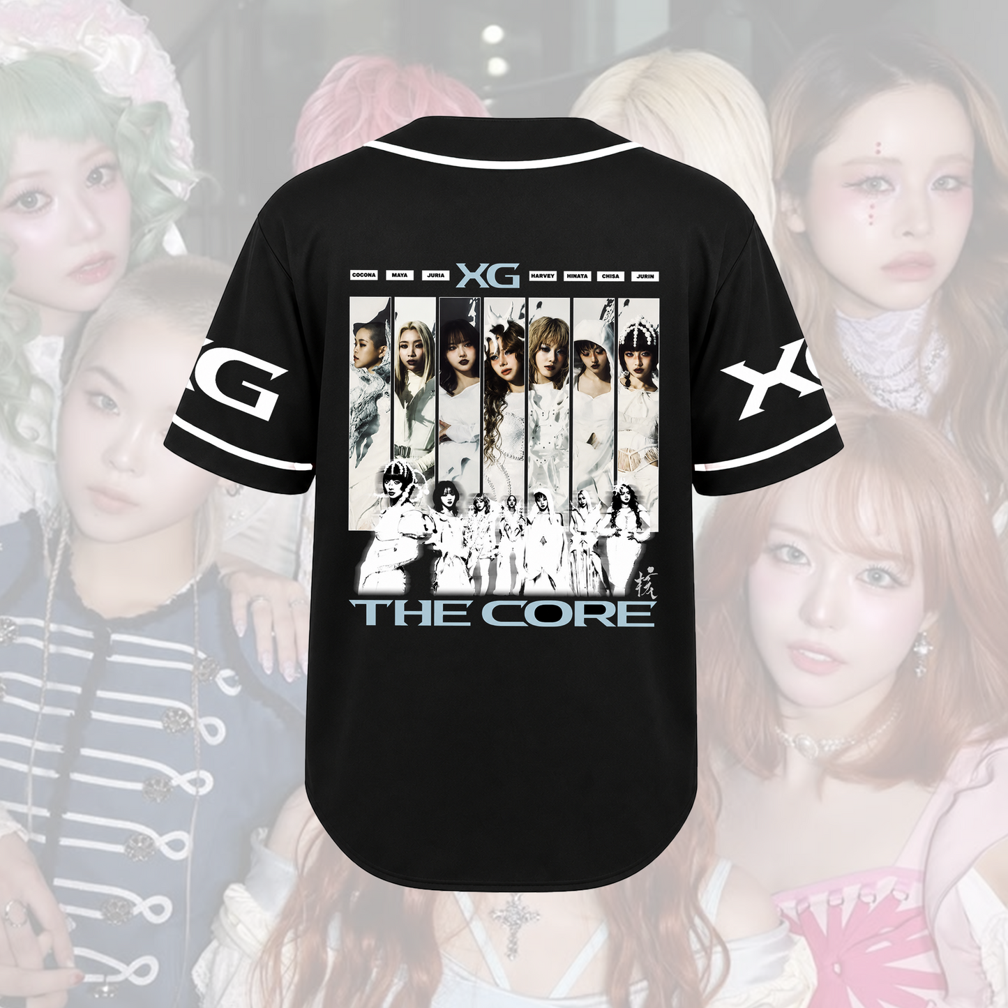 XG World Tour The Core Concert Baseball Jersey Unique Gift for Fans