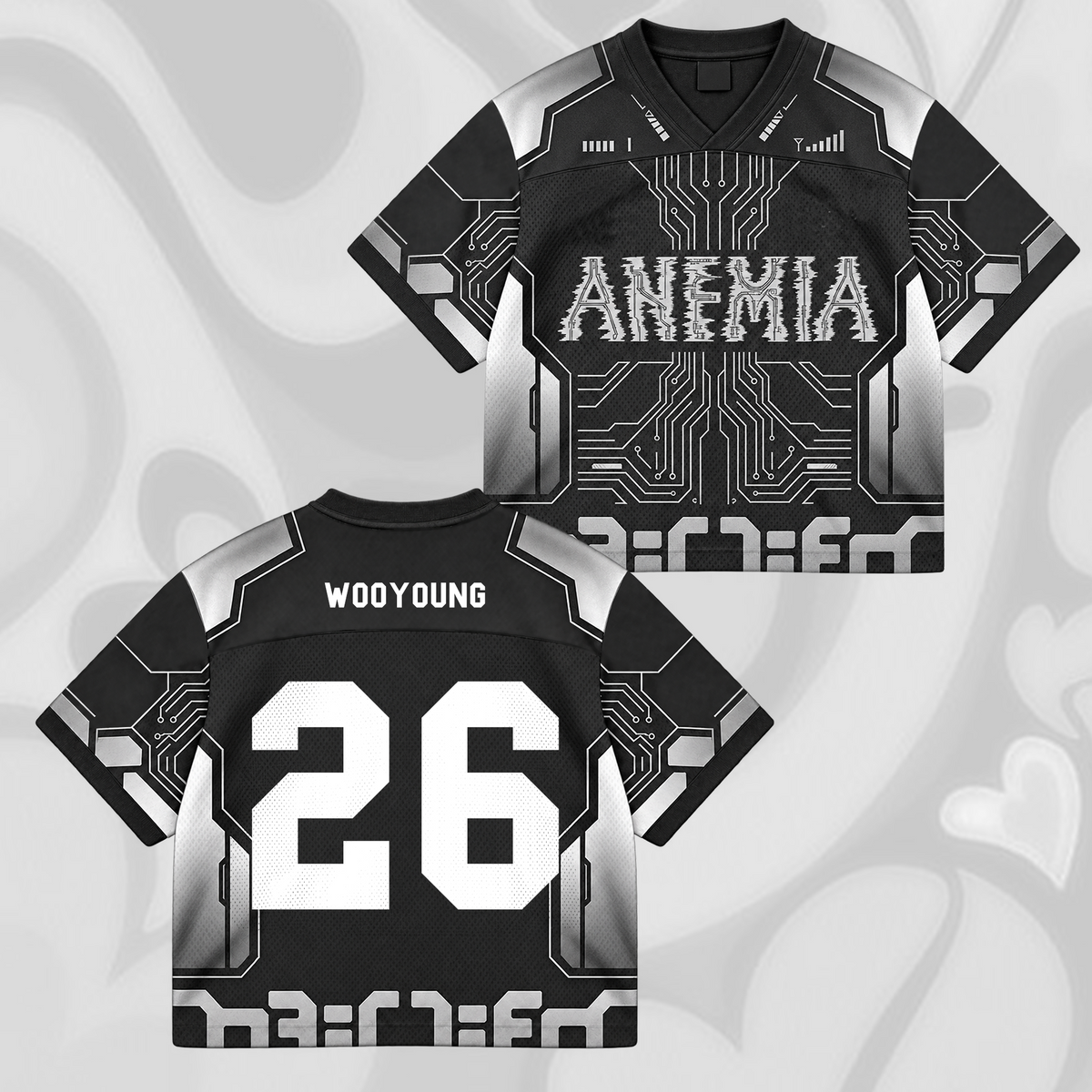 Anemia ATEEZ Golden Hour 6  Mixed Mesh Jersey Gift For ATINY Fans