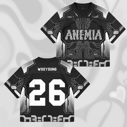 Anemia ATEEZ Golden Hour 6  Mixed Mesh Jersey Gift For ATINY Fans