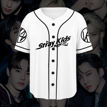 Stray Kids Run It Day and Night Baseball Jersey Concert Out Fit Stay Edition
