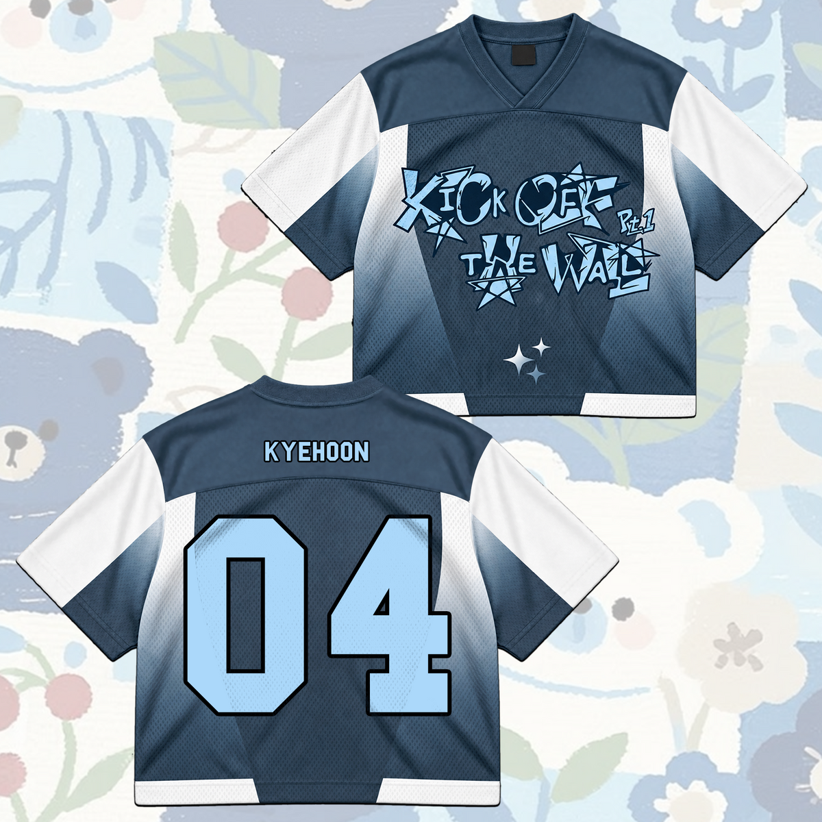 KickFlip Kick Off The Wall Pt 1 Cyberpunk Mixed Mesh Jersey Gift For Fans