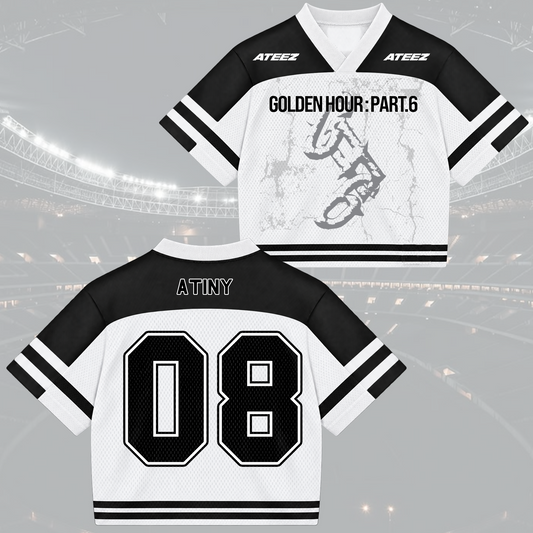 Epic Golden Hour Part 6 ATEEZ Mixed Mesh Jersey Jersey For Atiny