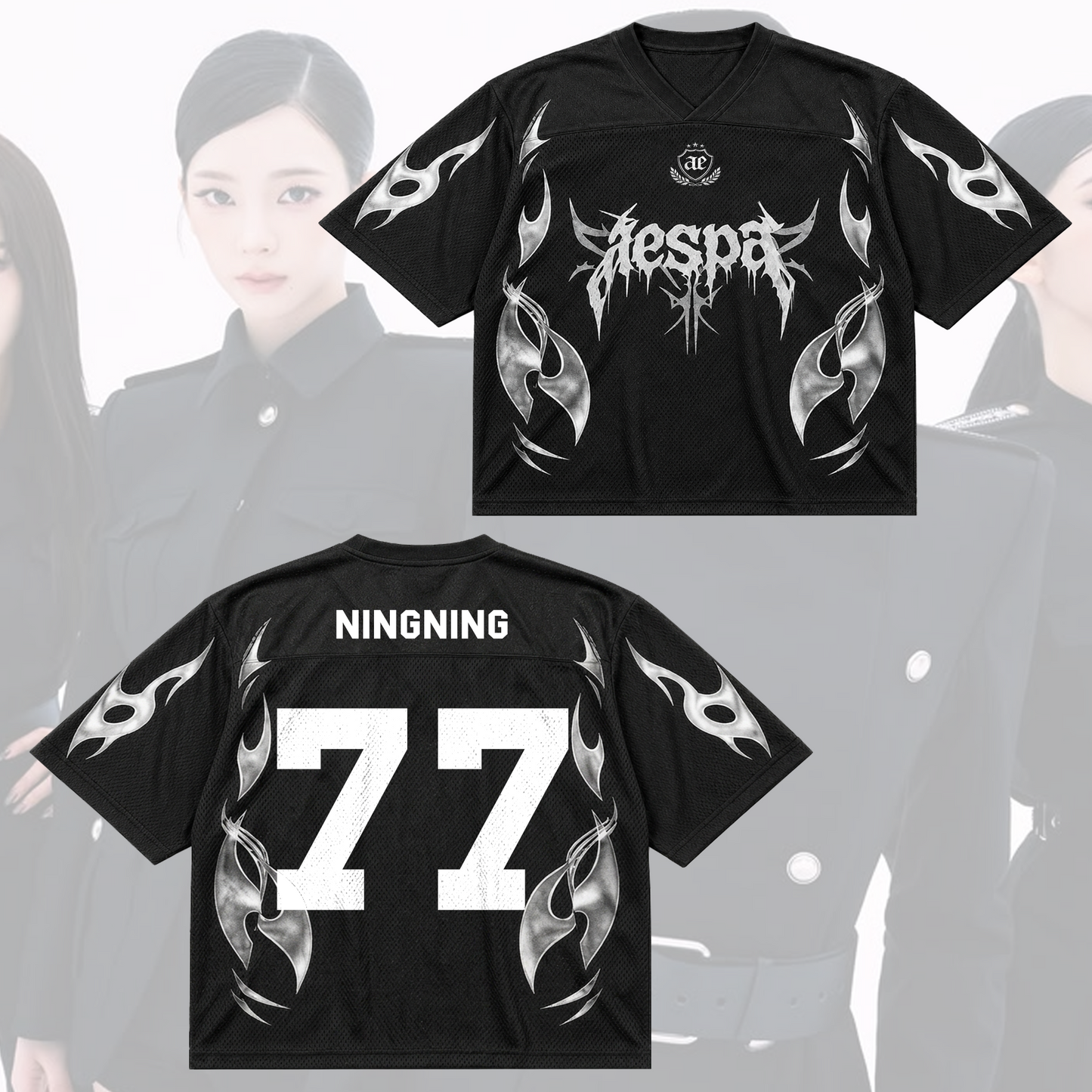 Futuristic Aespa Synk Complexity 2026 Tour Jersey Gift For Fans