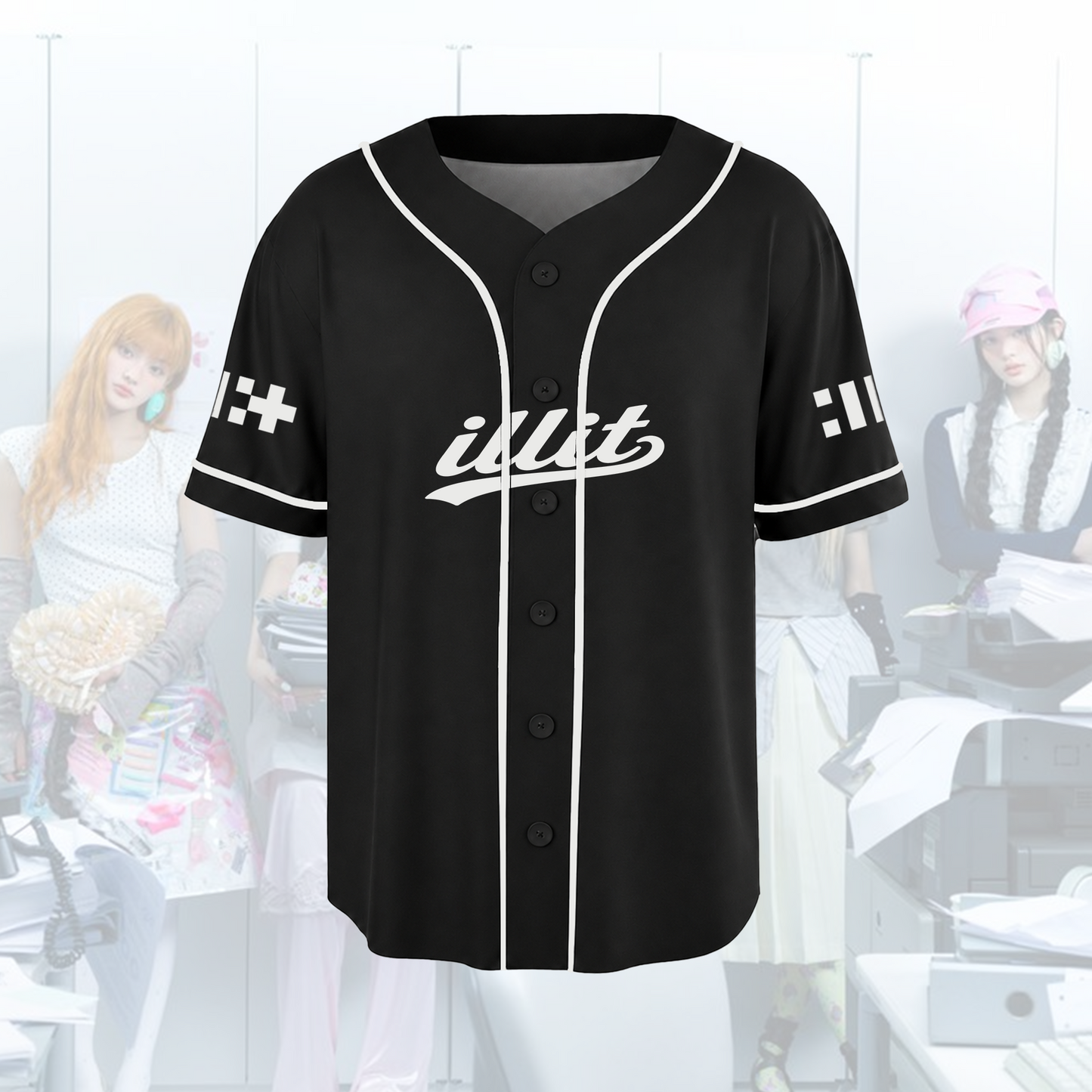 ILLIT I Got Your Back Basegall Jersey Varsity Style Merch Gift For Gllit