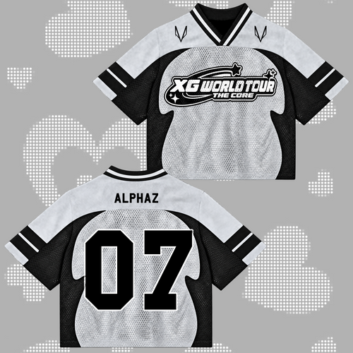 Fierce XG The Core World Tour Mixed-Mesh-Trikot cooles Geschenk für Fans