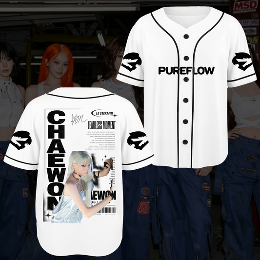 Chronicles LE SSERAFIM Pureflow World Tour Baseball-Trikot Fan-Edition