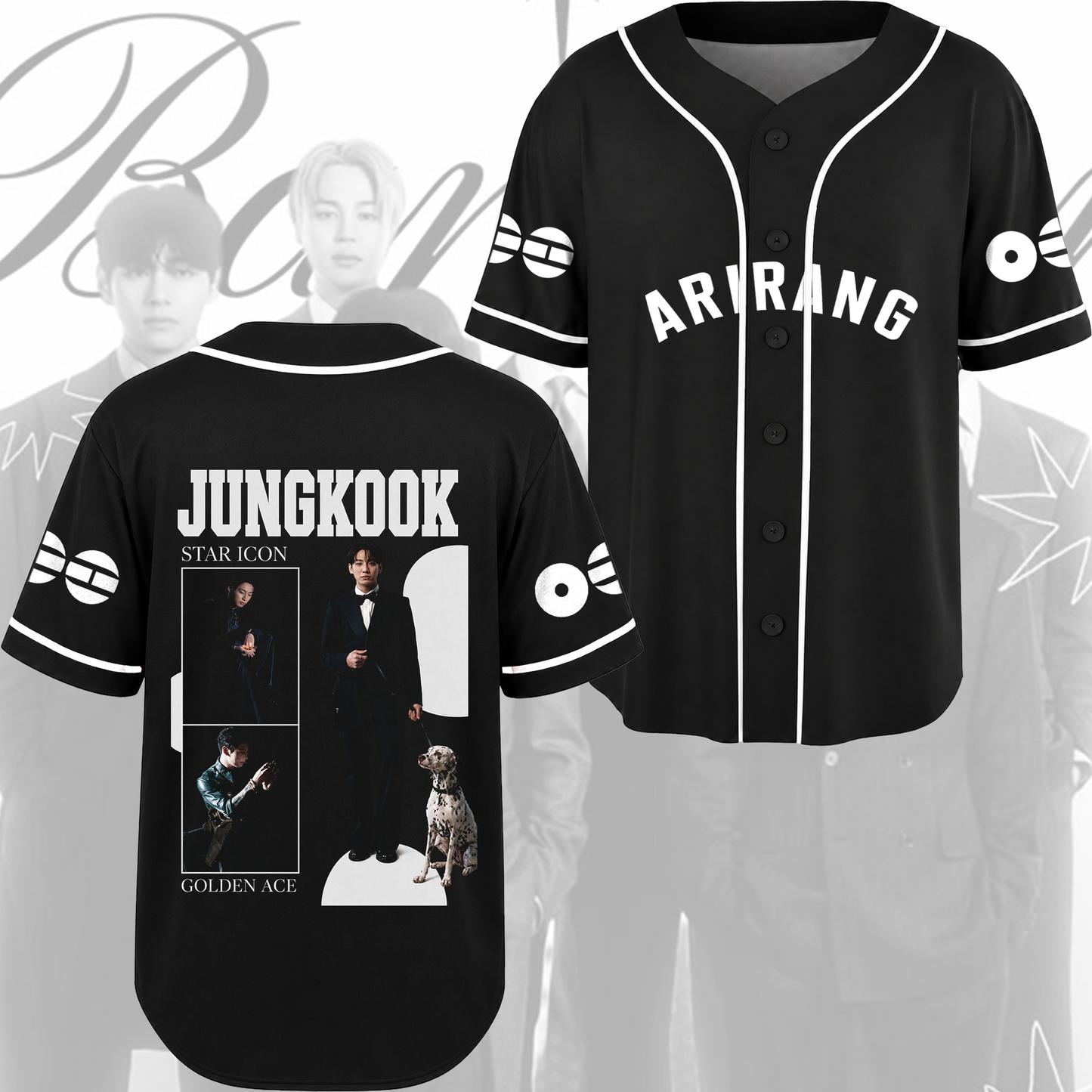 BTS Arirang World Tour Notice Me Please Baseball Jersey Gift For Fans