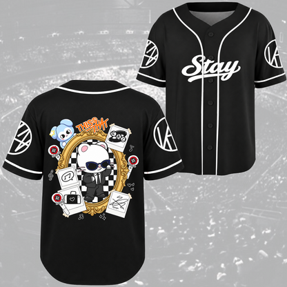 Adorable This & That Stray Kids Club Skzoo Streetwear Baseball Jersey For Stay