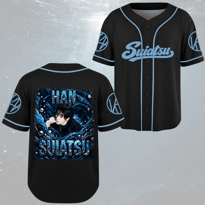 Vivid Suiatsu S.T.R.A.Y.K.I.D.S. Deep Ocean Baseball Jersey For Stay