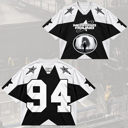Electric Merry Go Round Army Club All Members Abstract Geometric Mixed Mesh Jersey For Fans