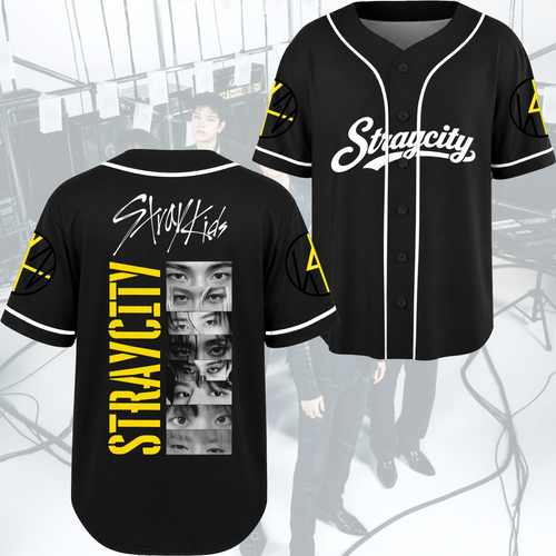 Sunlit Stray Kids Straycity Concert Baseball Jersey Gift For Fans