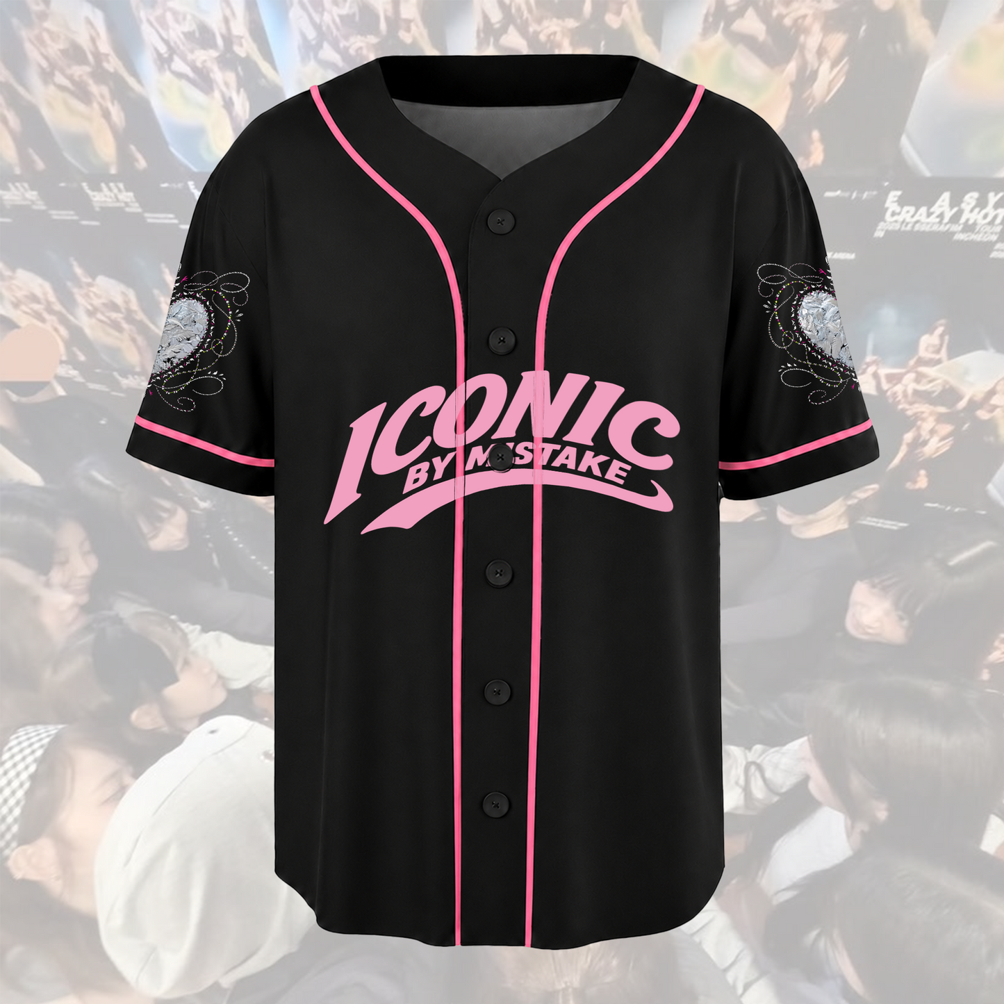 Dream Iconic By Mistake Katseye Collab Illit Le Sserafim Baseball Jersey Gift For Fans