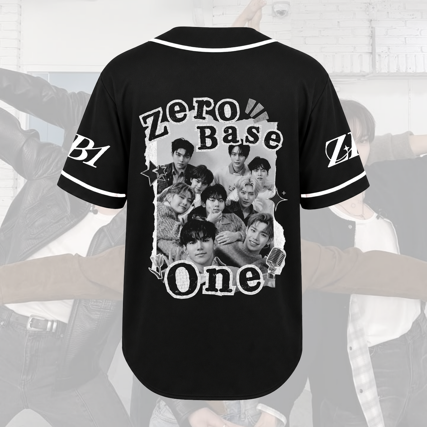 Zerobaseone Baseball Jersey ZB1 Streetwear Fan Edition