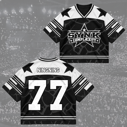 Electric Synk Complexity Space Club All Members Retro Streetwear Mixed Mesh Jersey For MYs