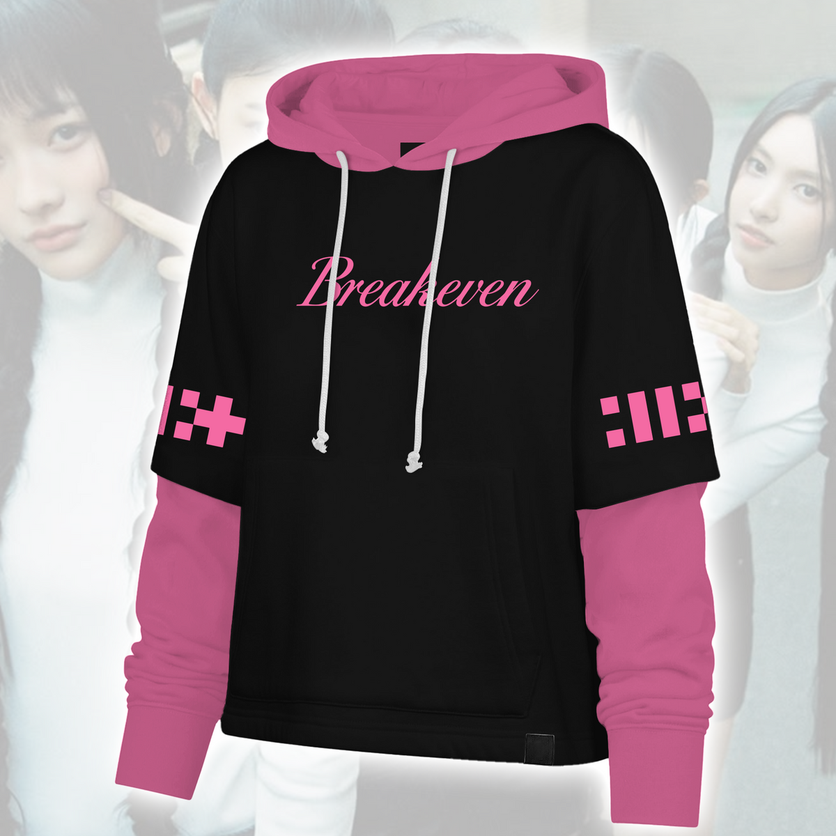 Traumhafter Choom Tour Babymonster Moon Dark Aesthetic Shortstop Kapuzenpullover Halloween-Geschenk für Fans