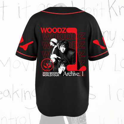 Moodz Woodz Archive 1 World Tour Baseball Jersey Fan Gifts