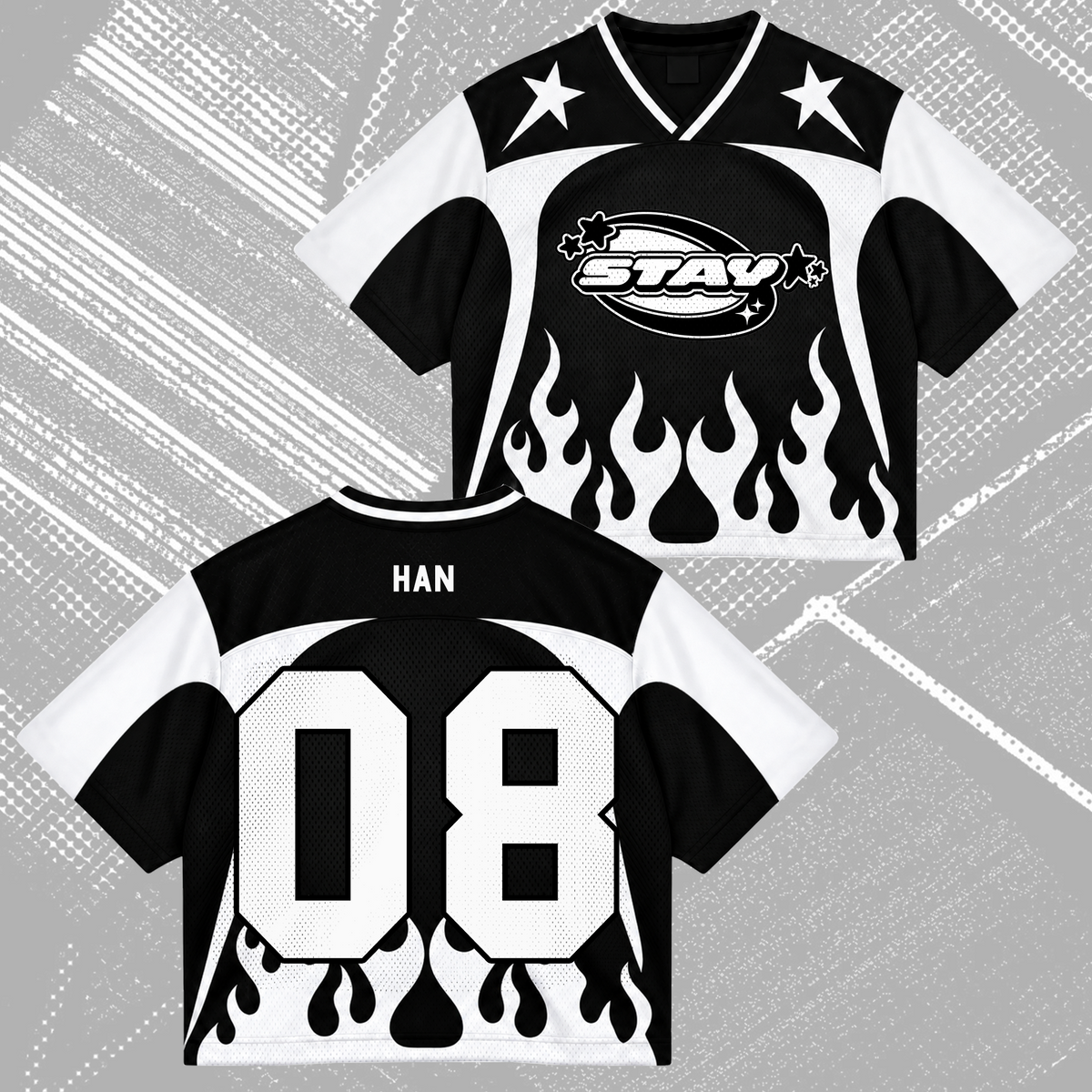 Epic This And That Stay Club All Members Heavy Metal Mixed Mesh Jersey For Stay