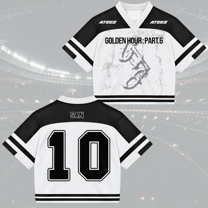 Epic Golden Hour Part 6 ATEEZ Mixed Mesh Jersey Jersey For Atiny