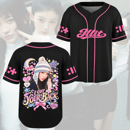 Adorable Illit I Got Your Back Coquette Baseball Jersey For Gllit